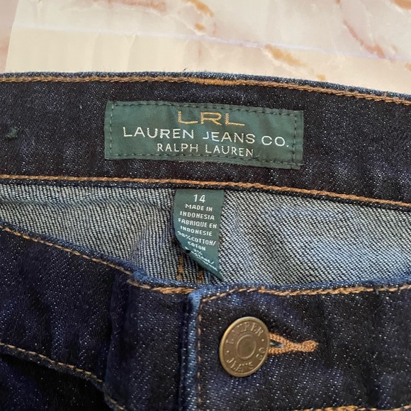 Lauren Jeans Co Ralph Lauren dark wash jeans in size 14 - Picture 3 of 7